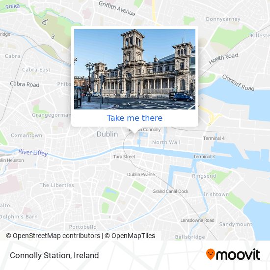 Connolly Station map