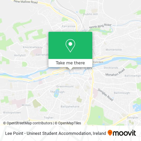 Lee Point - Uninest Student Accommodation map