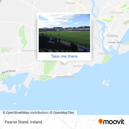 Pearse Stand map