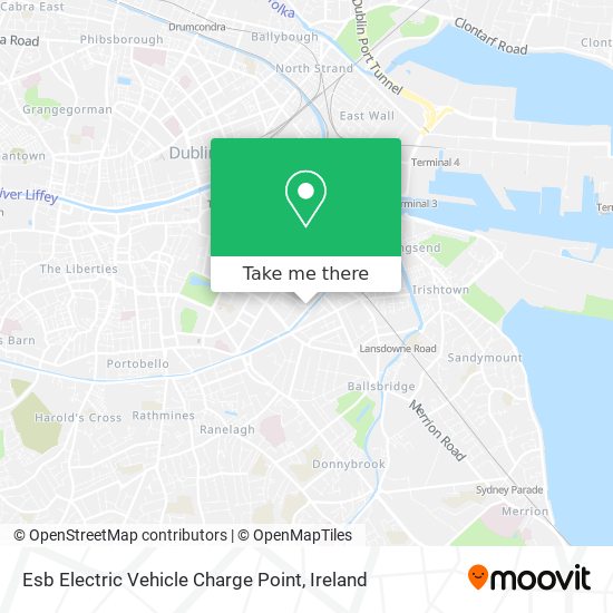 Esb Electric Vehicle Charge Point map