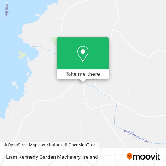 Liam Kennedy Garden Machinery map