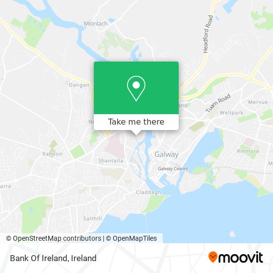 Bank Of Ireland map