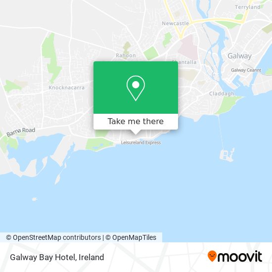 Galway Bay Hotel map