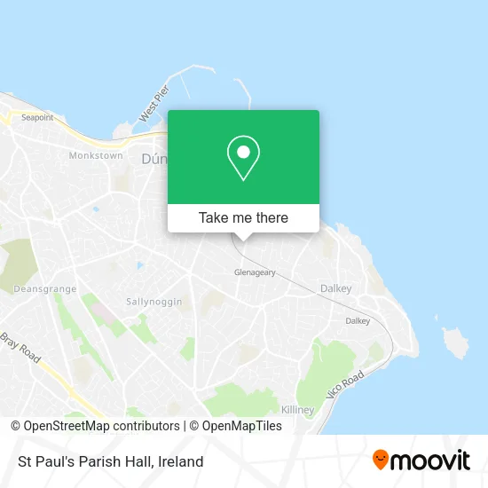 St Paul's Parish Hall map