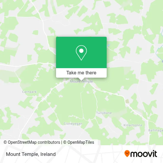 Mount Temple map