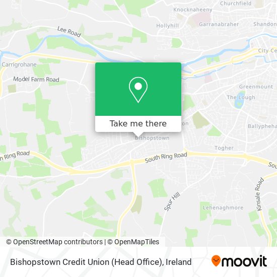 Bishopstown Credit Union (Head Office) map