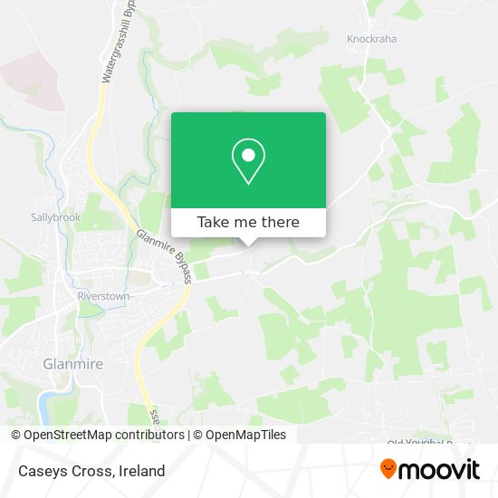 Caseys Cross map