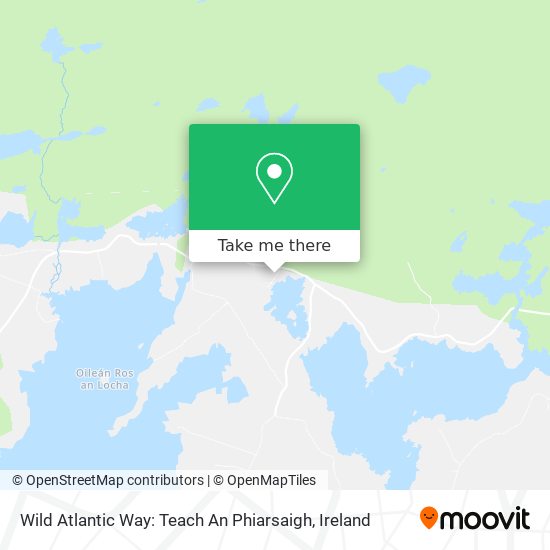 Wild Atlantic Way: Teach An Phiarsaigh map