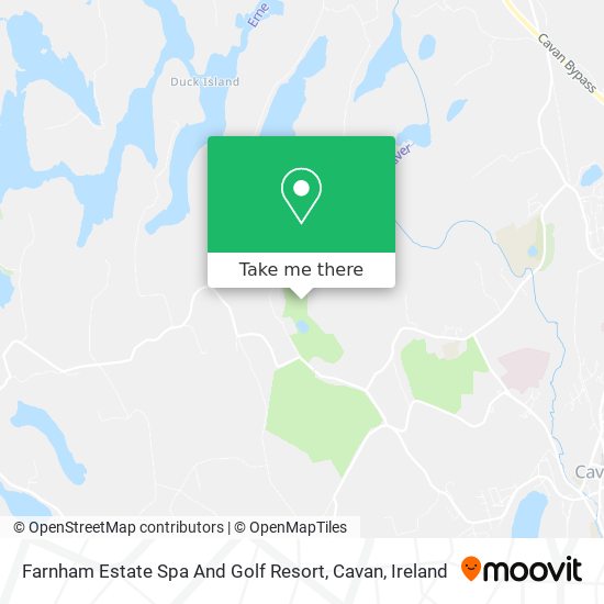 Farnham Estate Spa And Golf Resort, Cavan map
