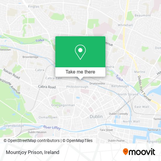 Mountjoy Prison map