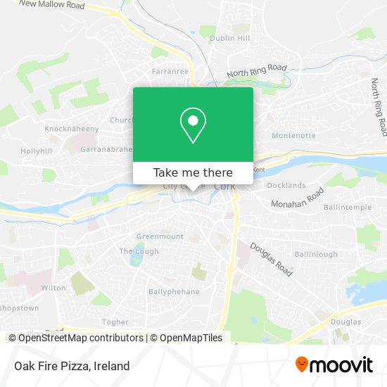 Oak Fire Pizza map