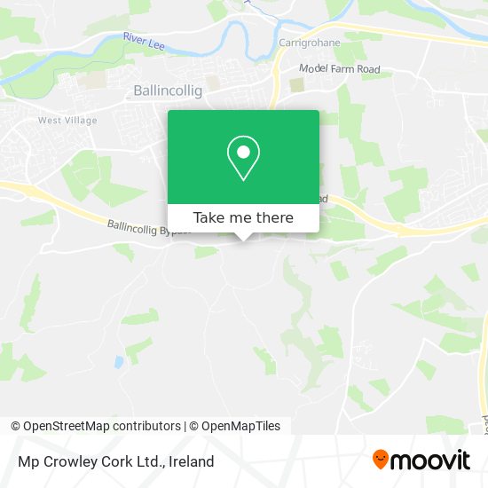 Mp Crowley Cork Ltd. map
