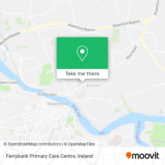 Ferrybank Primary Care Centre map
