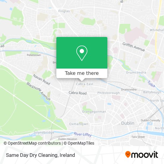 Same Day Dry Cleaning map