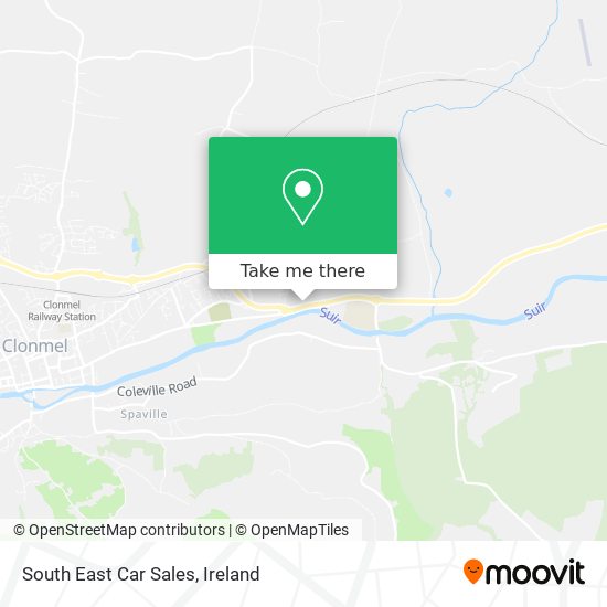 South East Car Sales map