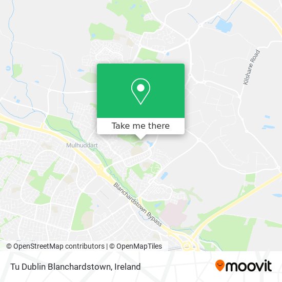 Tu Dublin Blanchardstown map