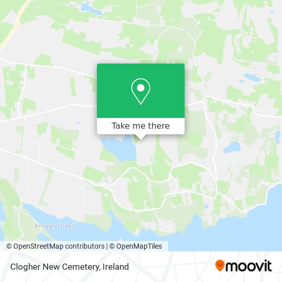 Clogher New Cemetery map