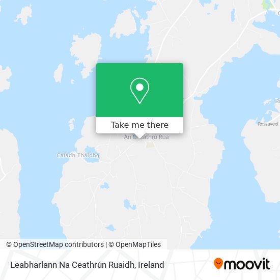 Leabharlann Na Ceathrún Ruaidh map