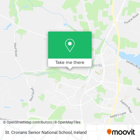 St. Cronans Senior National School map