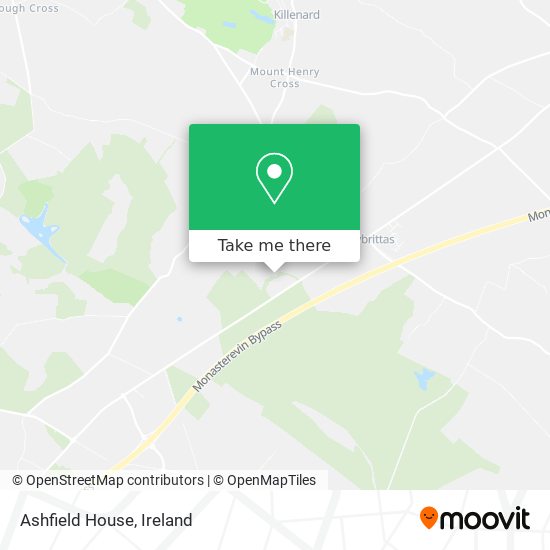 Ashfield House map