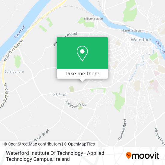 Waterford Institute Of Technology - Applied Technology Campus map