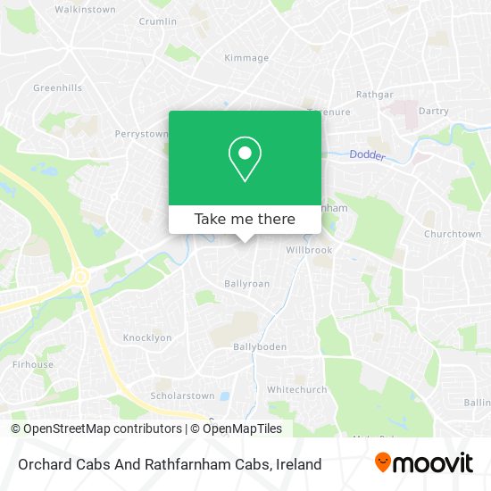 Orchard Cabs And Rathfarnham Cabs map