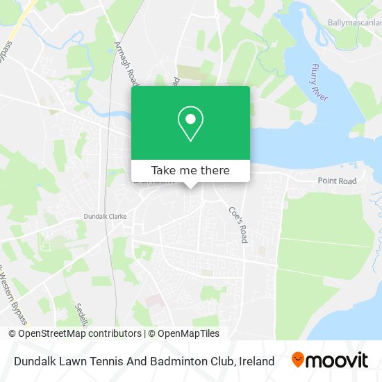 Dundalk Lawn Tennis And Badminton Club map