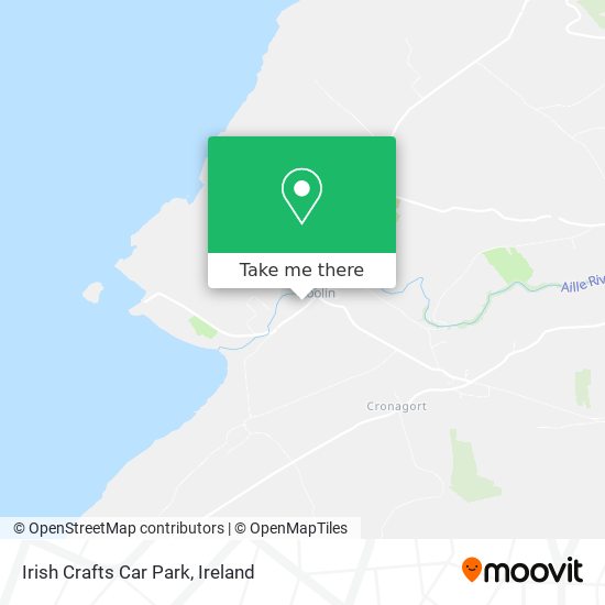 Irish Crafts Car Park map