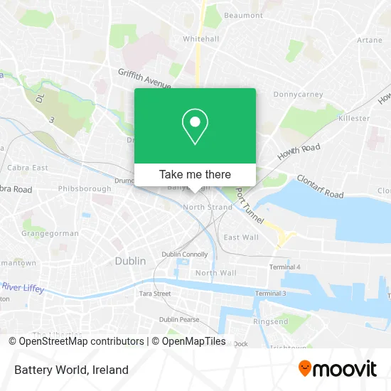 Battery World map