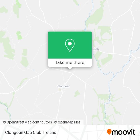 Clongeen Gaa Club map