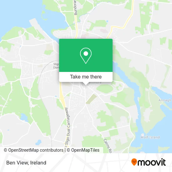 Ben View map