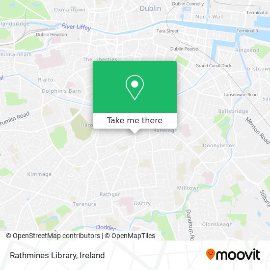 Rathmines Library map