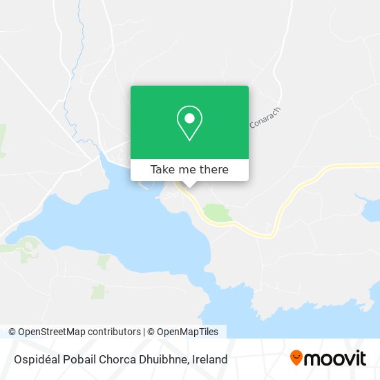 Ospidéal Pobail Chorca Dhuibhne map