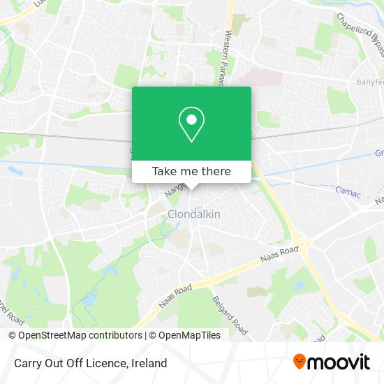 Carry Out Off Licence map