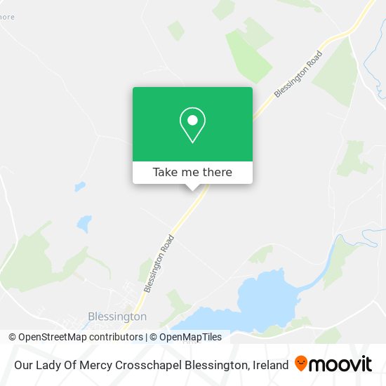 Our Lady Of Mercy Crosschapel Blessington map