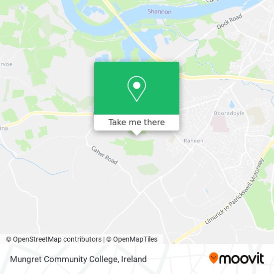 Mungret Community College map