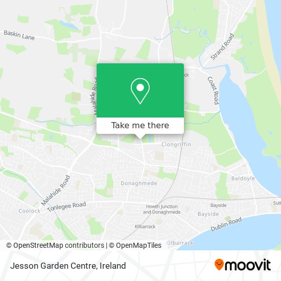 Jesson Garden Centre map