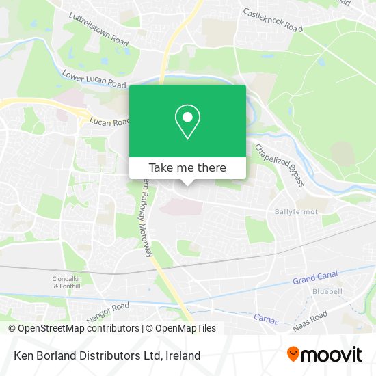 Ken Borland Distributors Ltd map