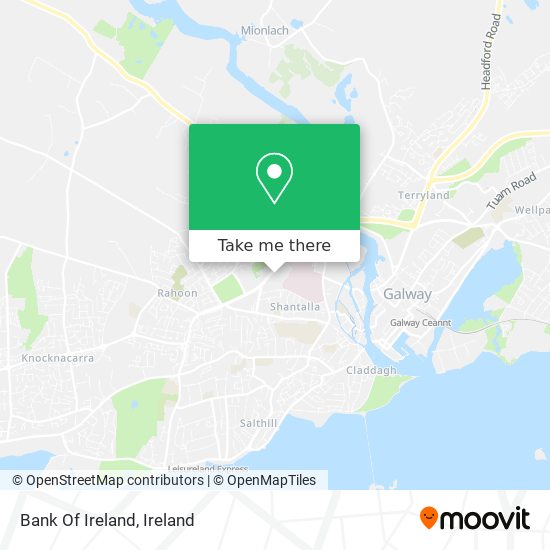 Bank Of Ireland map