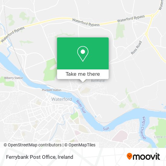 Ferrybank Post Office map