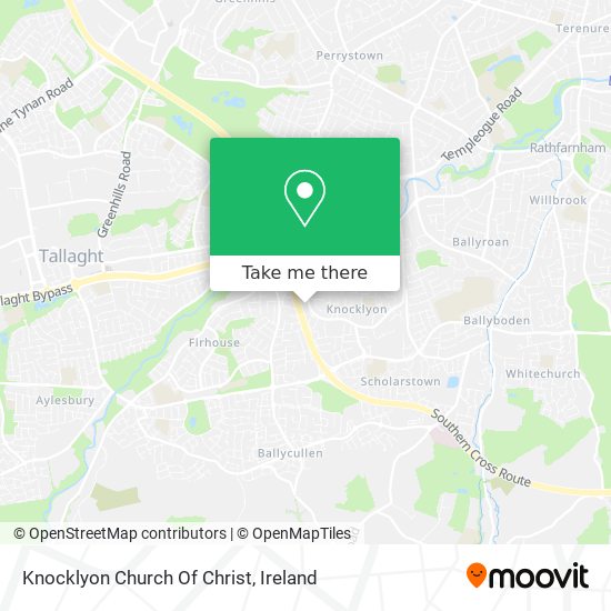 Knocklyon Church Of Christ map