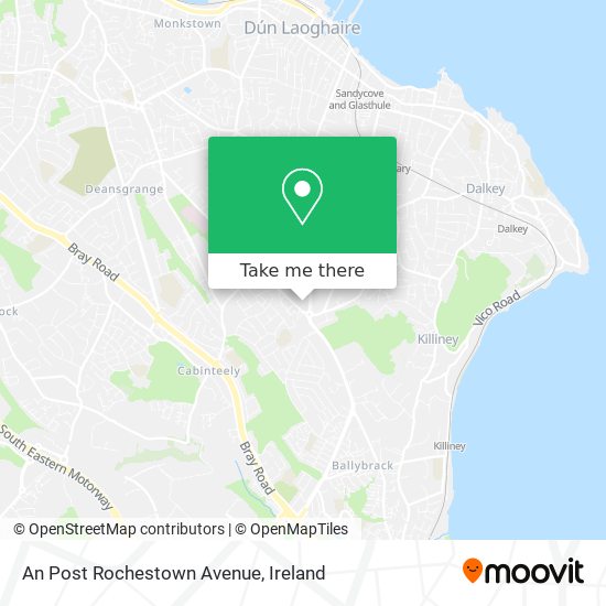 An Post Rochestown Avenue map