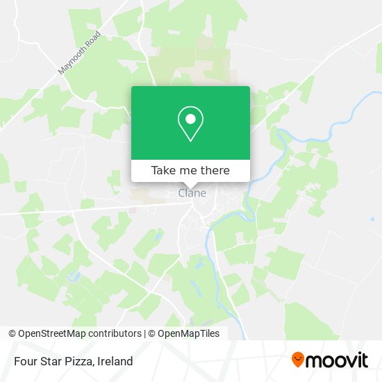 Four Star Pizza map