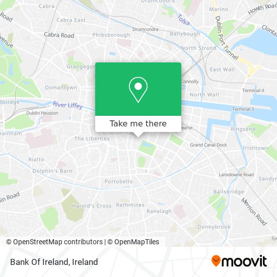 Bank Of Ireland map