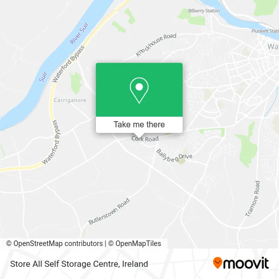 Store All Self Storage Centre map