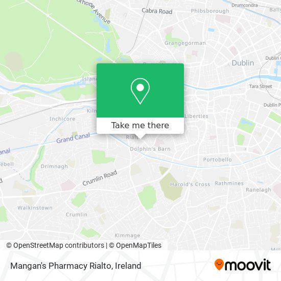 Mangan's Pharmacy Rialto map