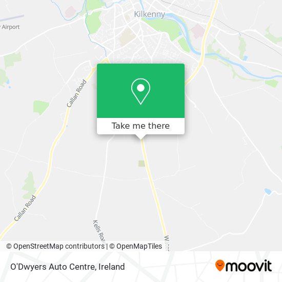 O'Dwyers Auto Centre map