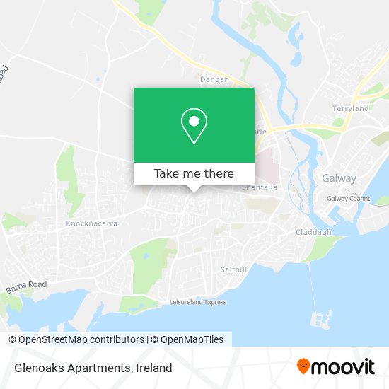 Glenoaks Apartments map