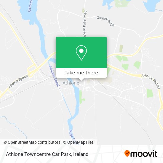 Athlone Towncentre Car Park map