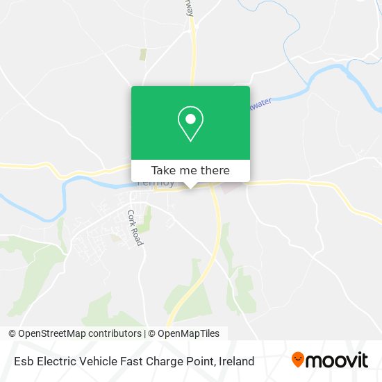 Esb Electric Vehicle Fast Charge Point map